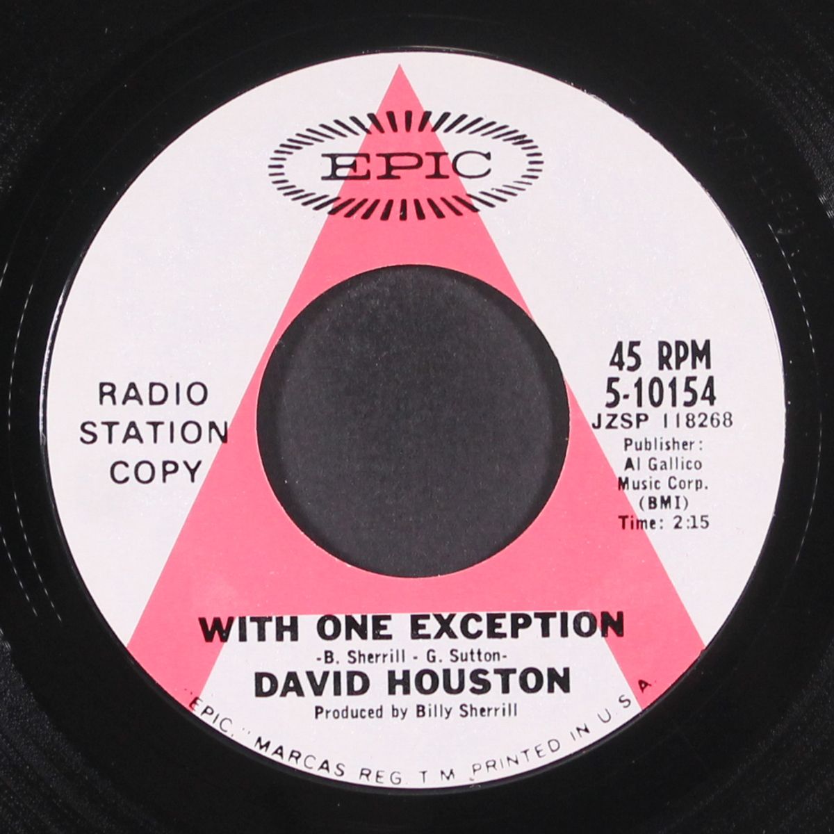 with one exception / sweet, sweet judy by DAVID HOUSTON