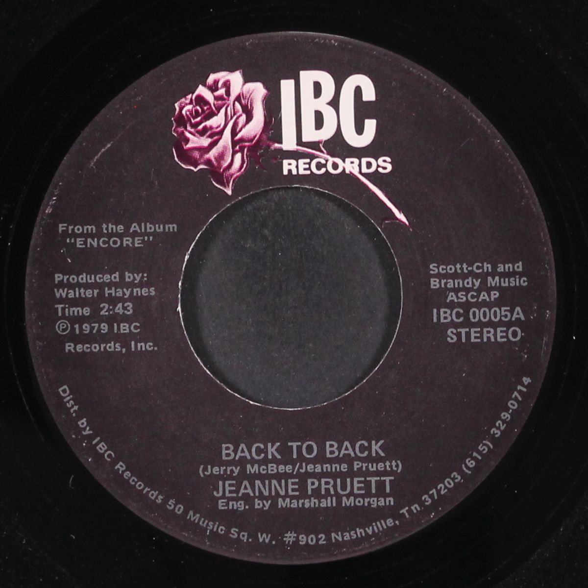 back to back by JEANNE PRUETT