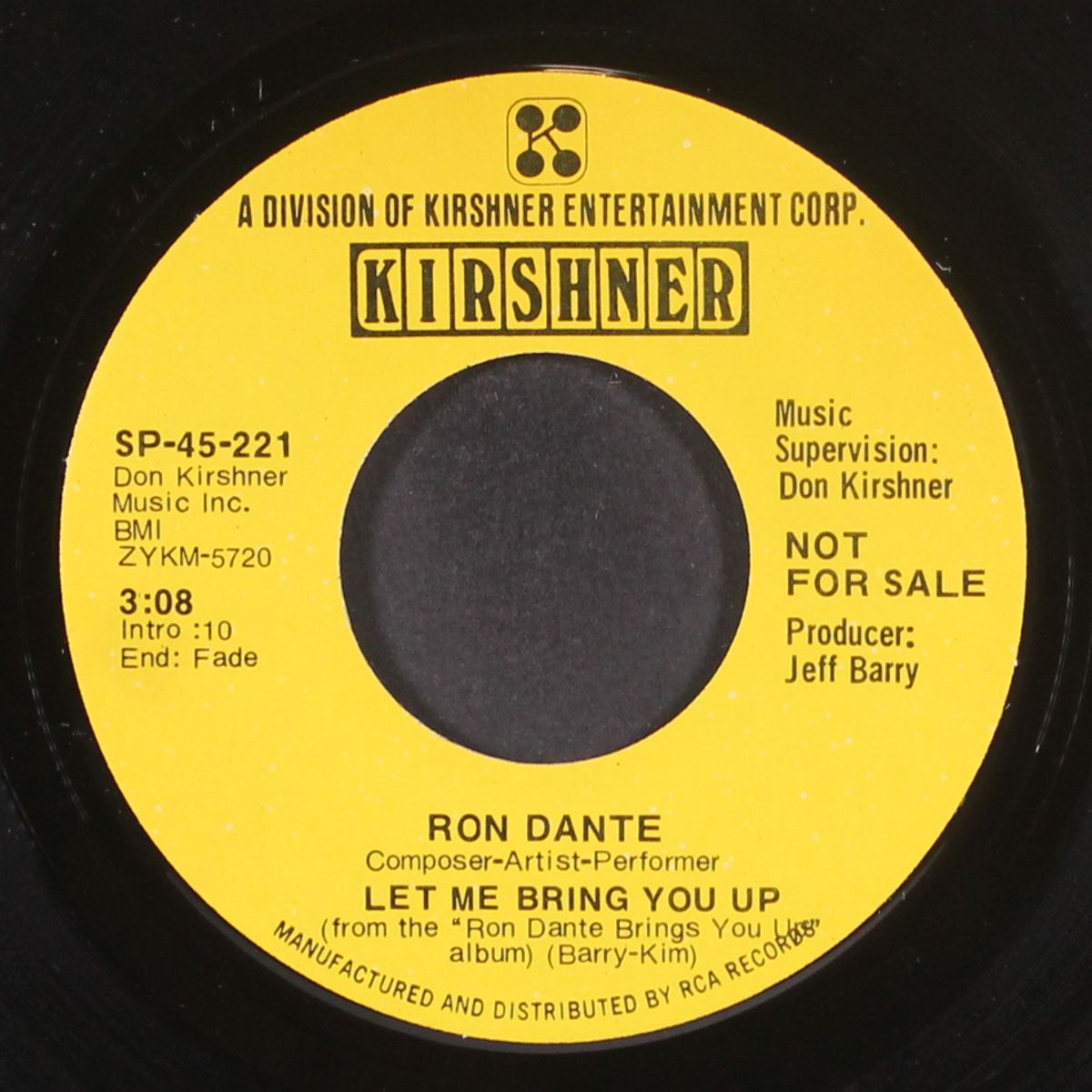 let me bring you up / same by RON DANTE