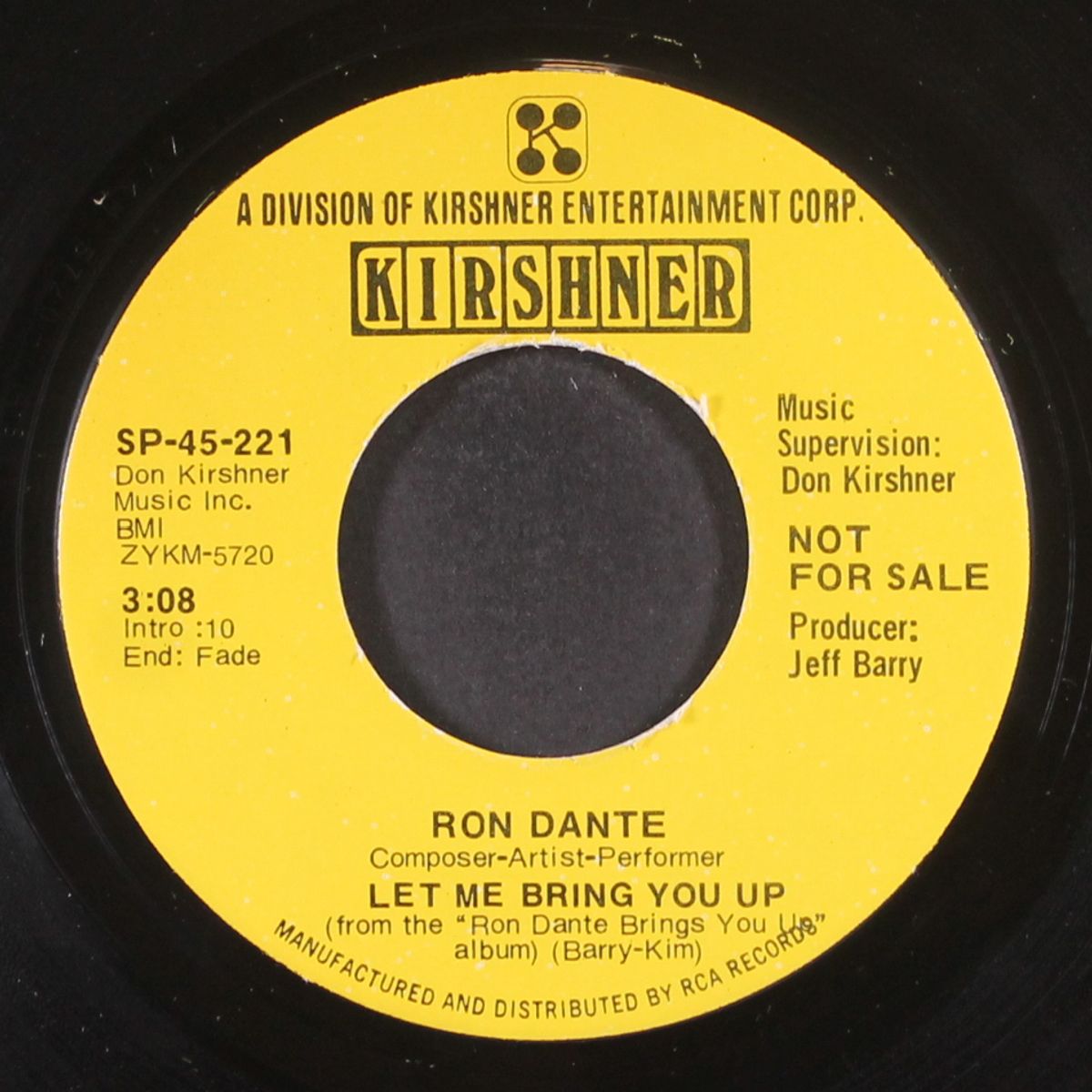 let me bring you up / same by RON DANTE