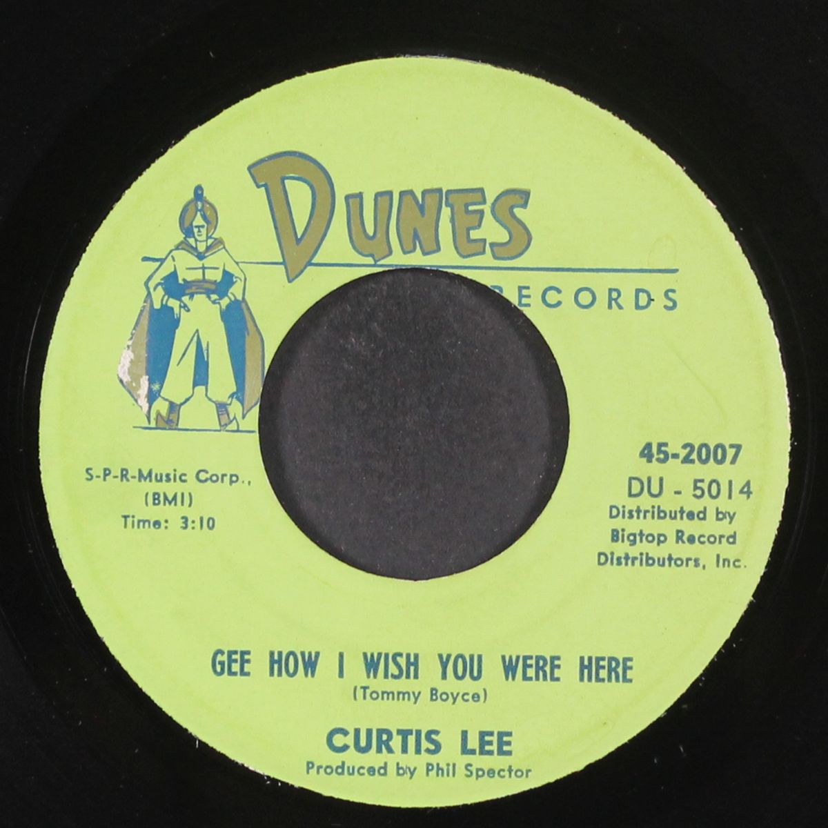 pretty little angel eyes / gee how i wish you were here by CURTIS LEE