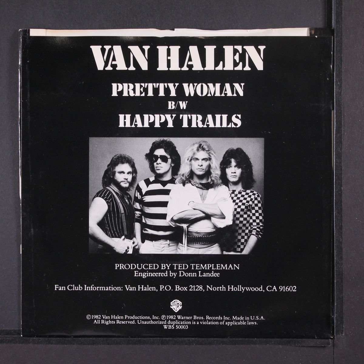 pretty woman / happy trails by VAN HALEN