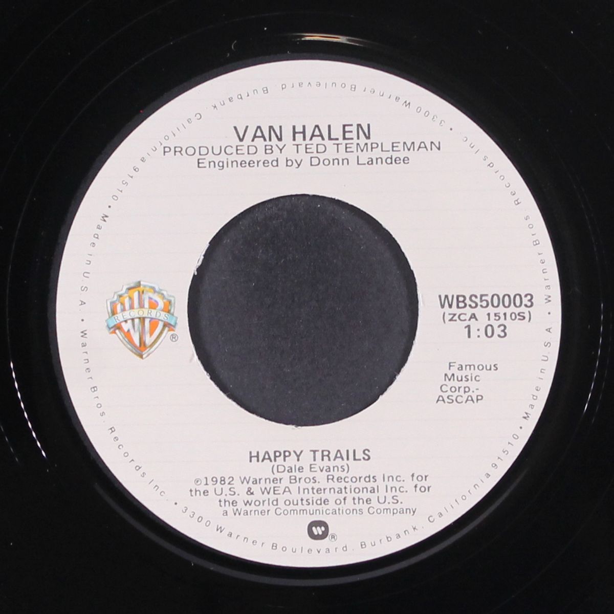 pretty woman / happy trails by VAN HALEN