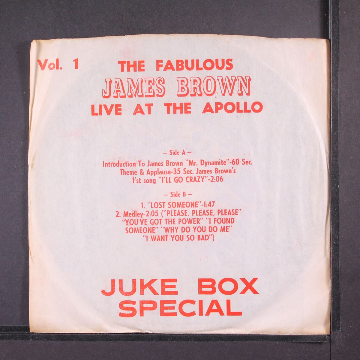 live at the apollo by JAMES BROWN