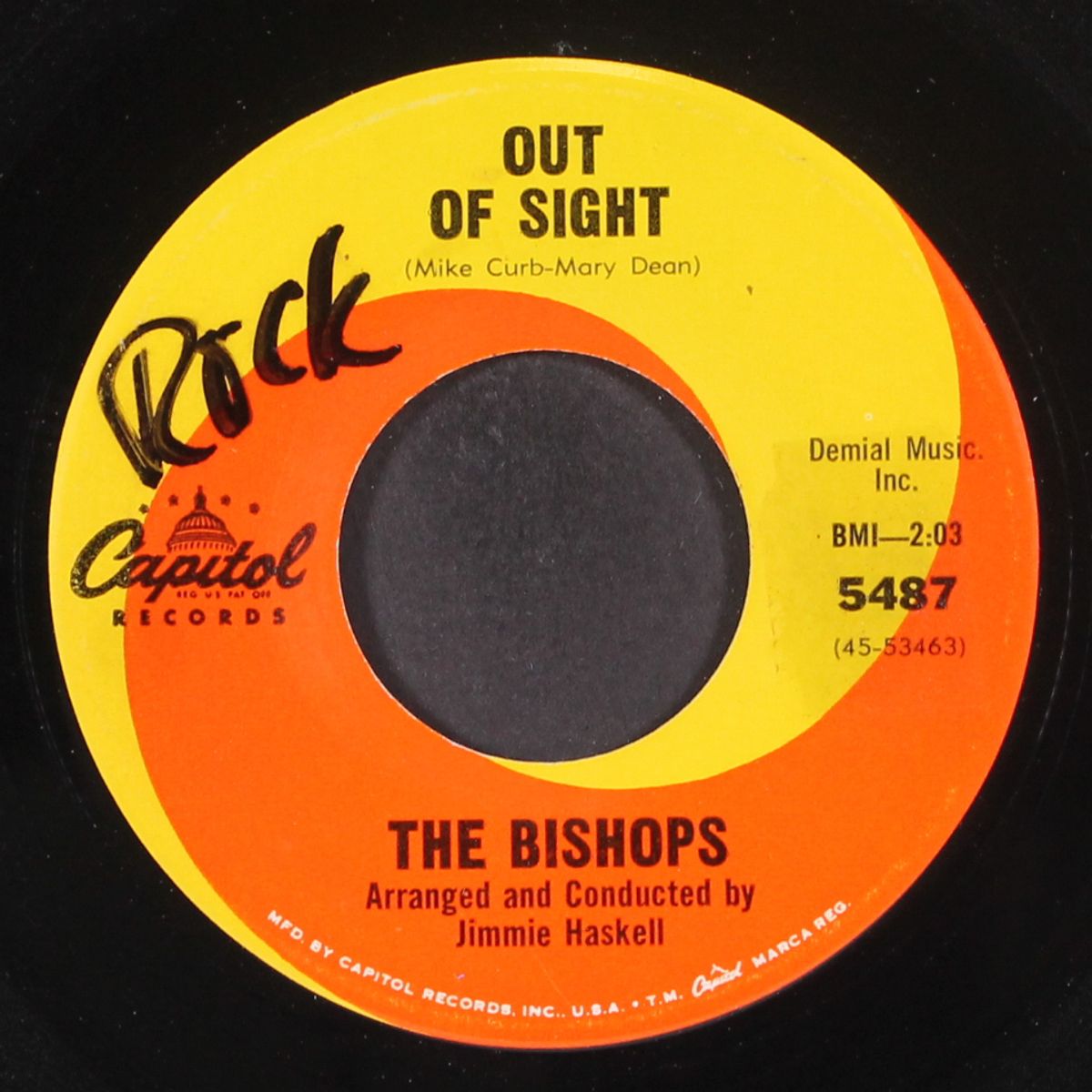 out of sight / they can't make me stop loving you by BISHOPS