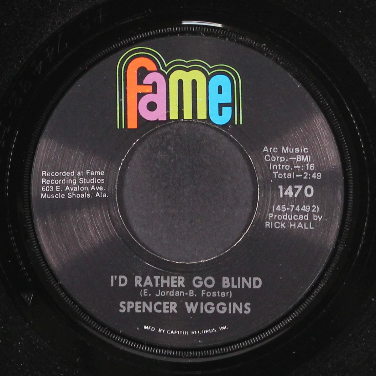 i'd rather go blind / double lovin' by SPENCER WIGGINS