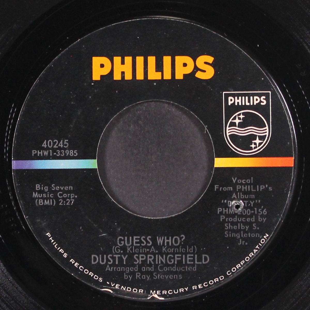 live it up / guess who? by DUSTY SPRINGFIELD