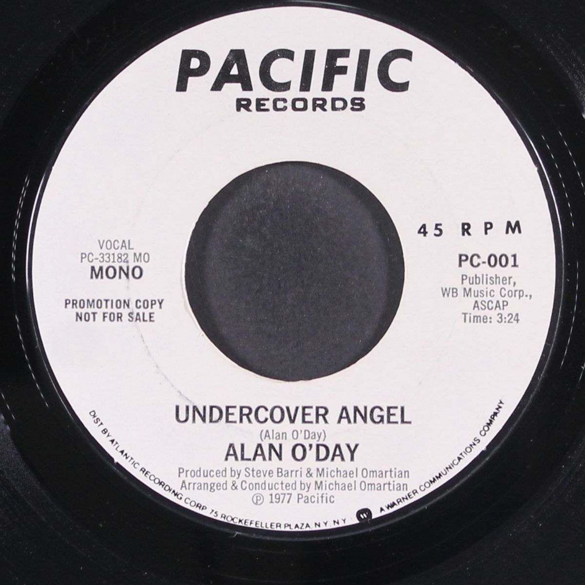 undercover angel / mono by ALAN O'DAY