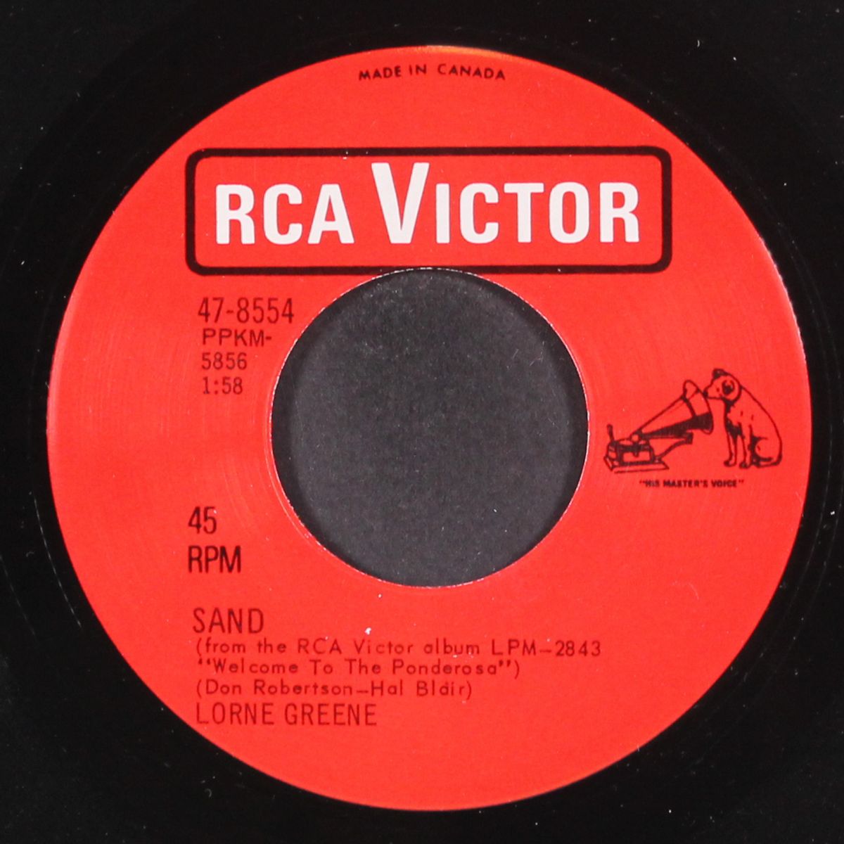 an ol' tin cup by LORNE GREENE