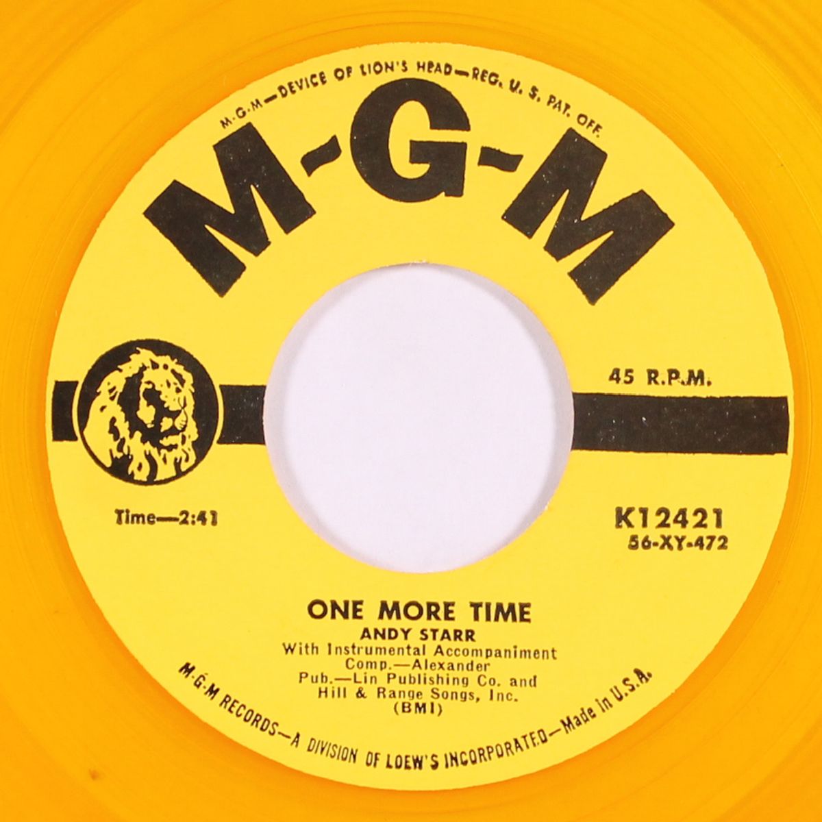 no room for your kind / one more time by ANDY STARR