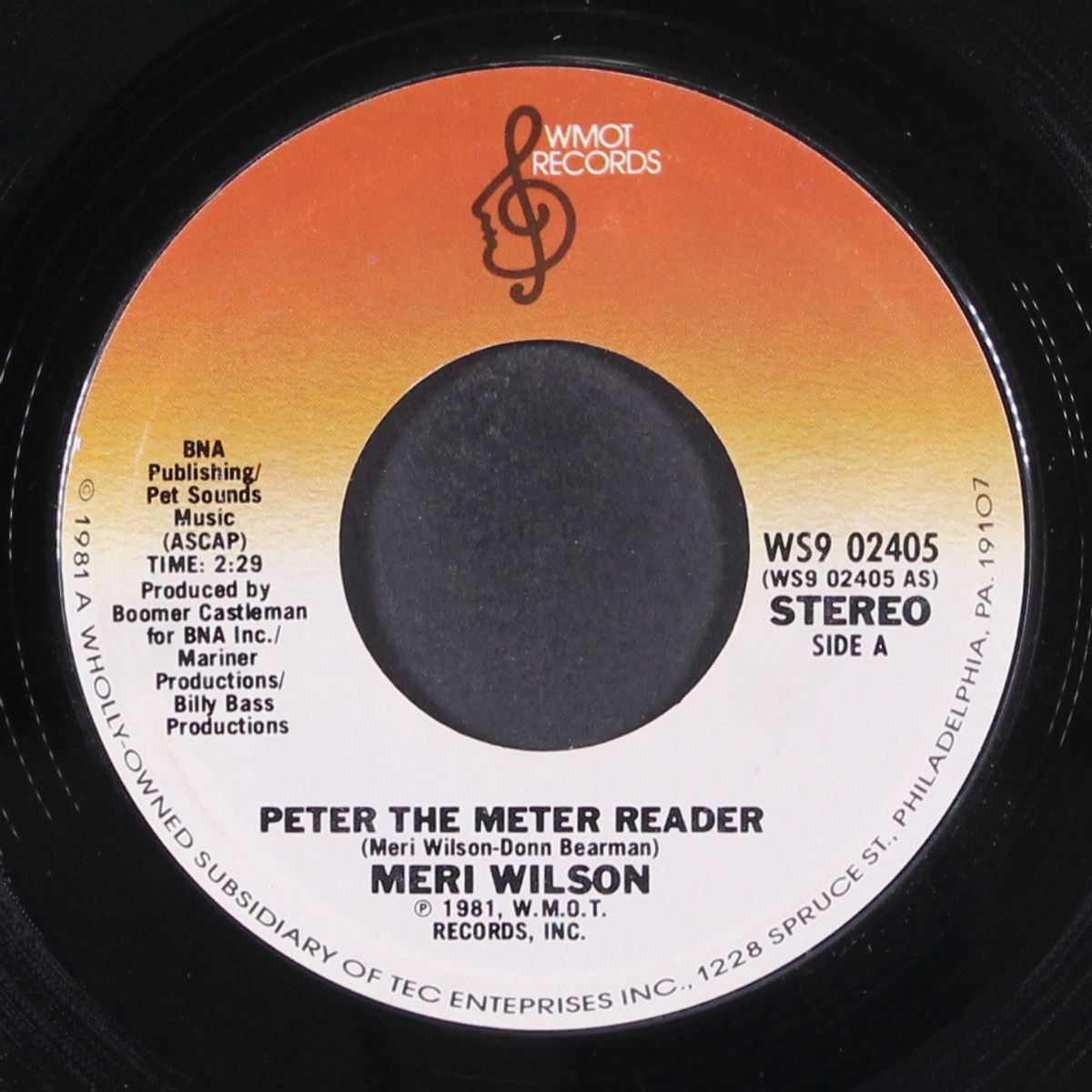 peter the meter reader / my heart walkin' by MERI WILSON
