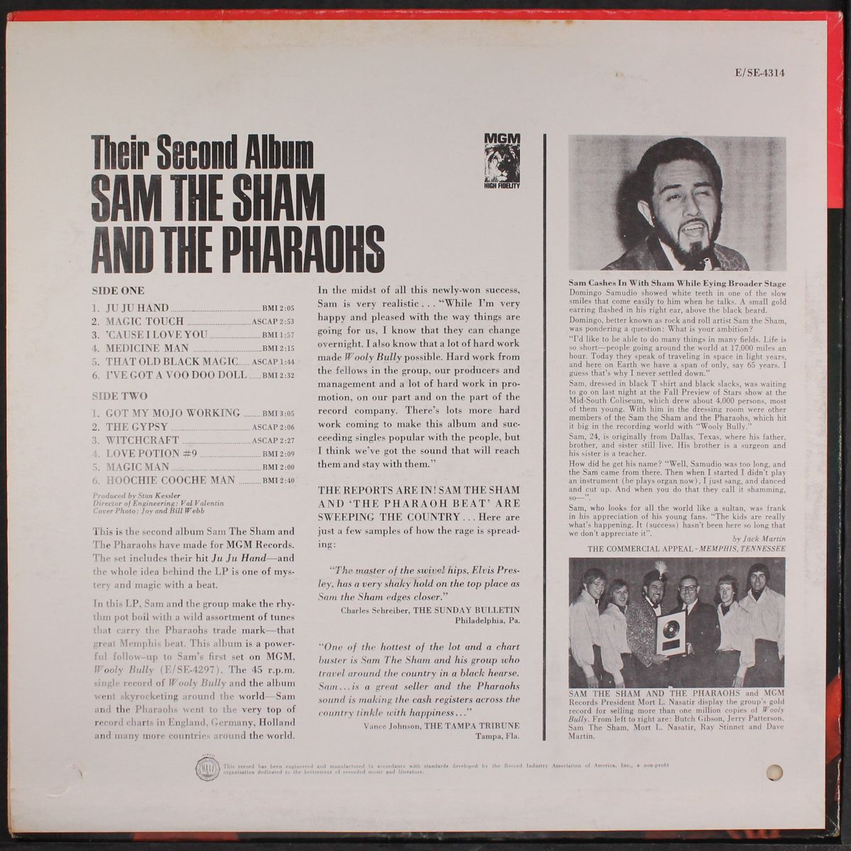 their second album by SAM THE SHAM & PHARAOHS