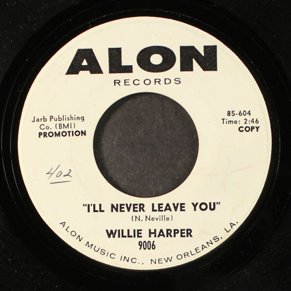 cloudy weather / i'll never leave you by WILLIE HARPER