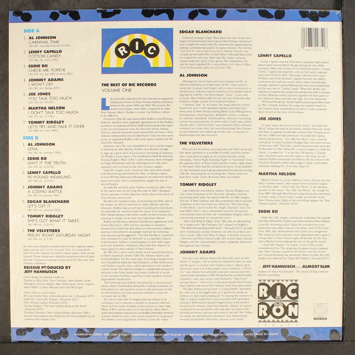 carnival time, the best of ric records, vol 1 by VARIOUS
