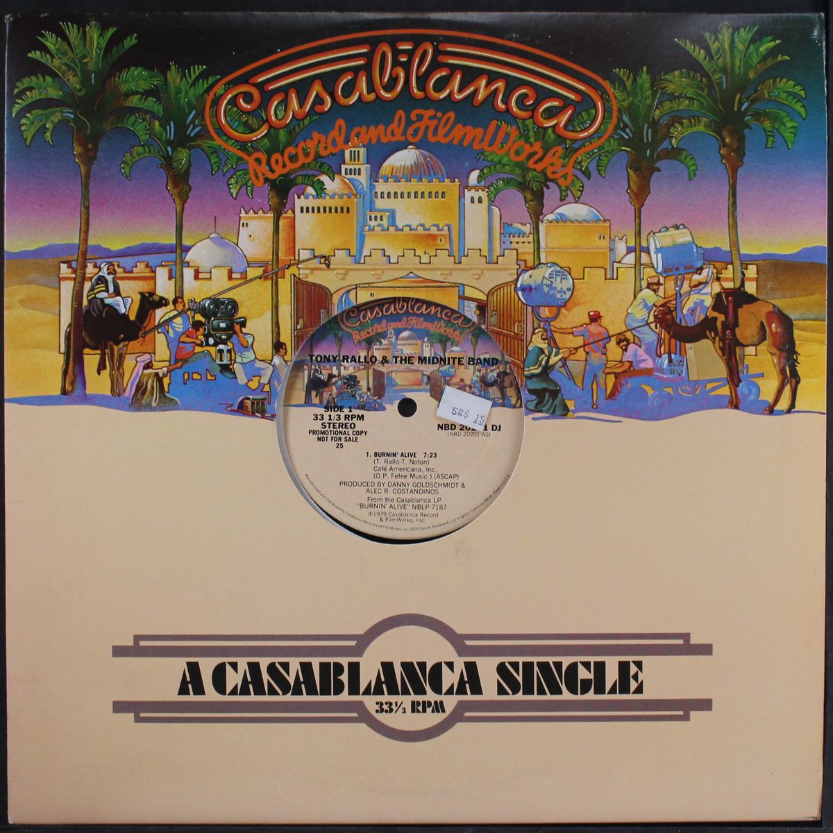 burnin' alive / blank by TONY RALLO & MIDNITE BAND