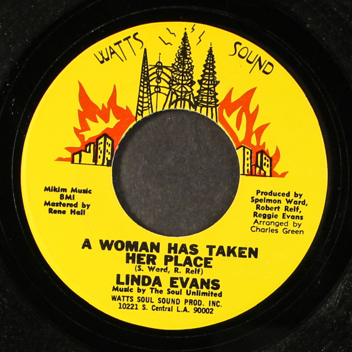 a woman has taken her place / i've gotta get myself together by LINDA EVANS