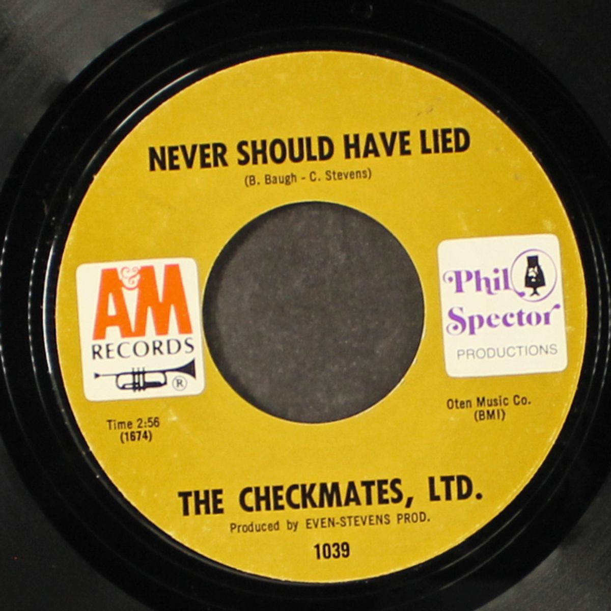 love is all i have to give / never should have lied by CHECKMATES, LTD