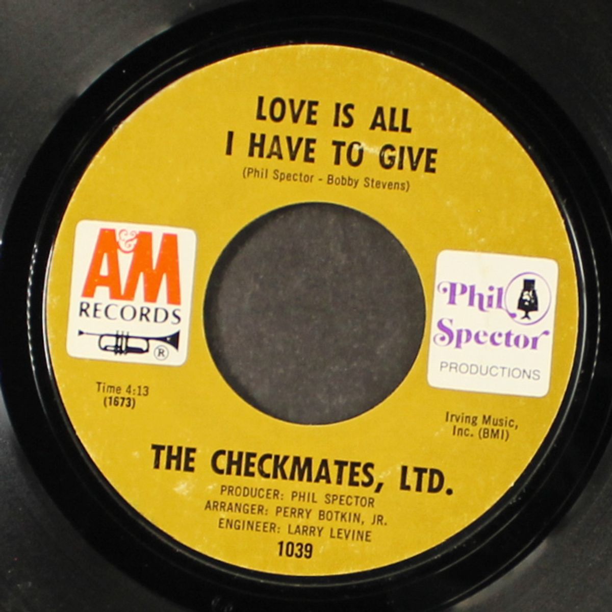 love is all i have to give / never should have lied by CHECKMATES, LTD