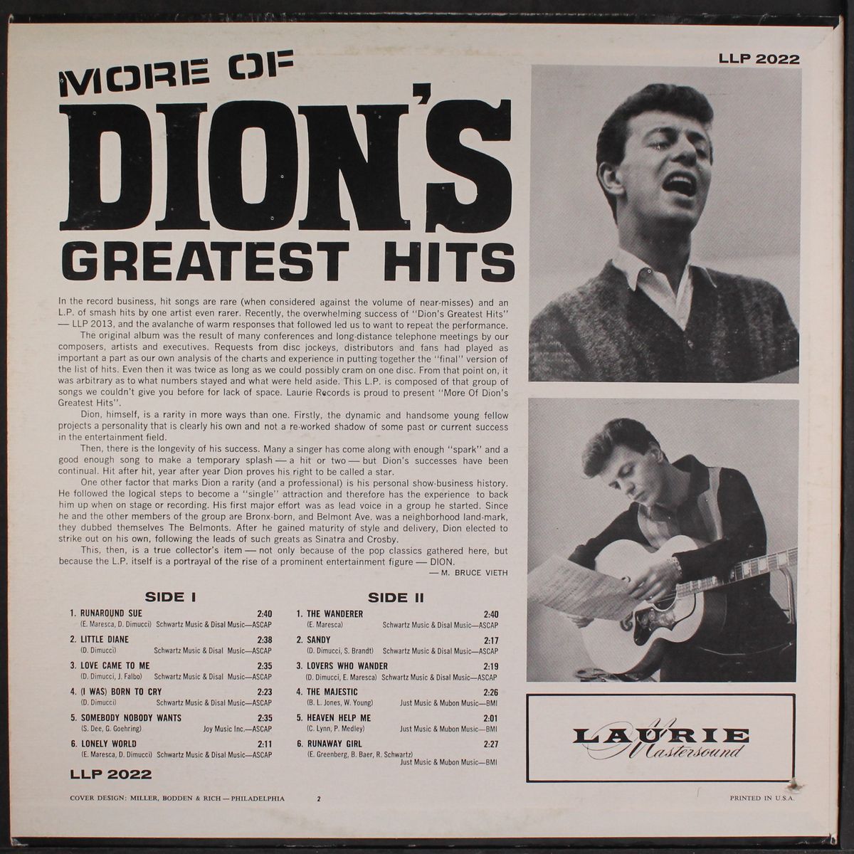 more of dion's greatest hits by DION