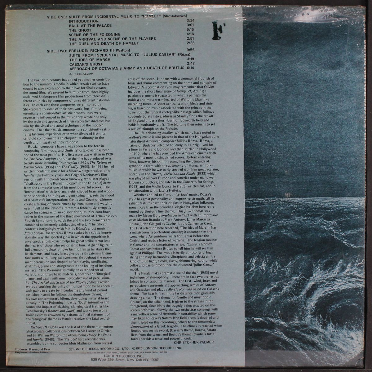 music from great shakespearean films by BERNARD HERMANN