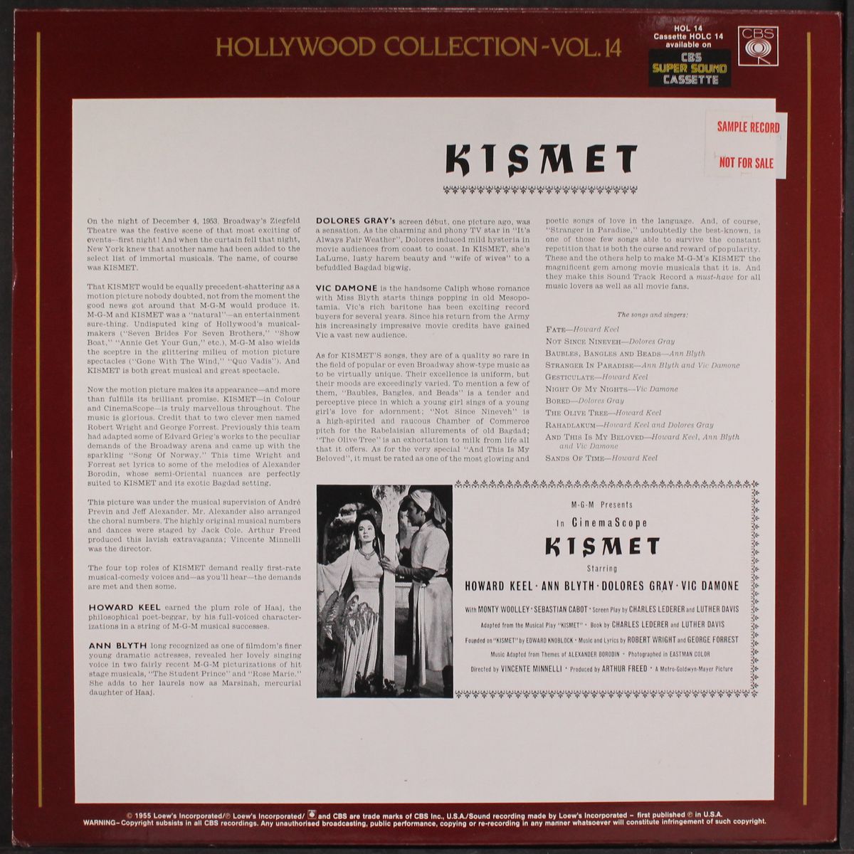 kismet by SOUNDTRACK