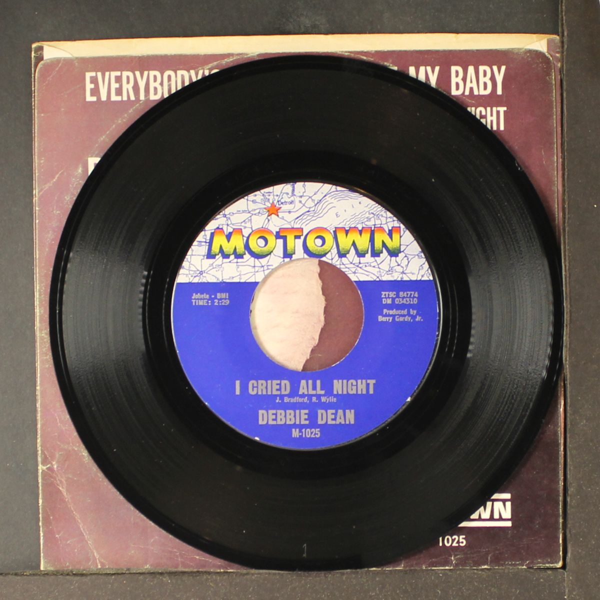 everybody's talking about my baby / i cried all night by DEBBIE DEAN