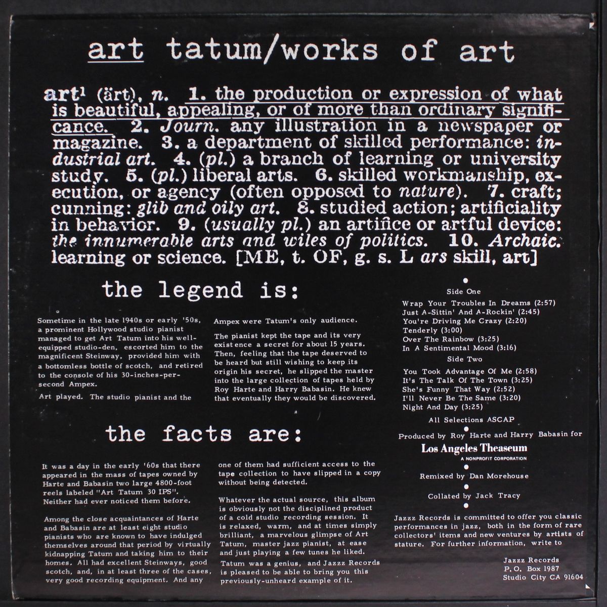 works of art by ART TATUM