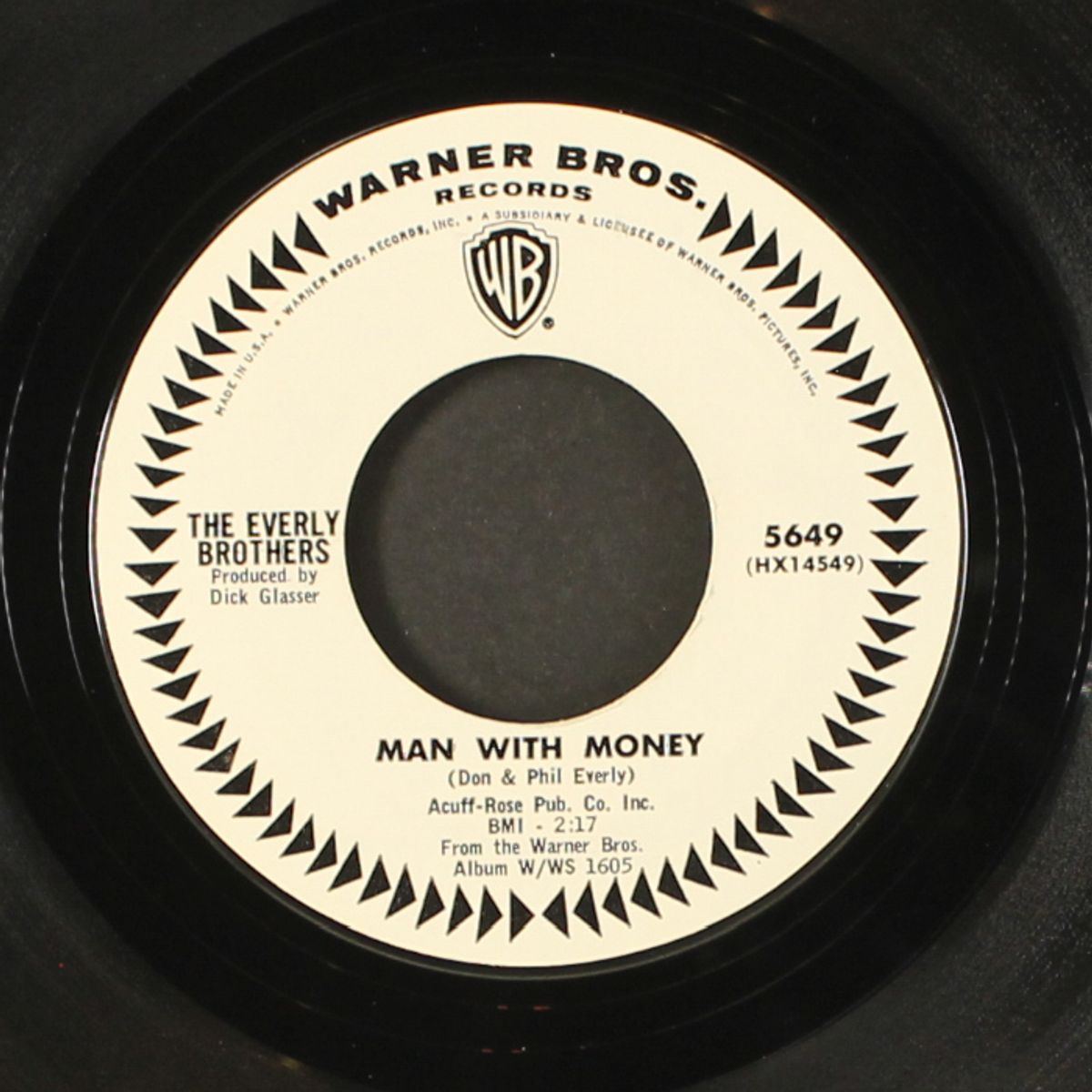 man with money / love is strange by EVERLY BROTHERS