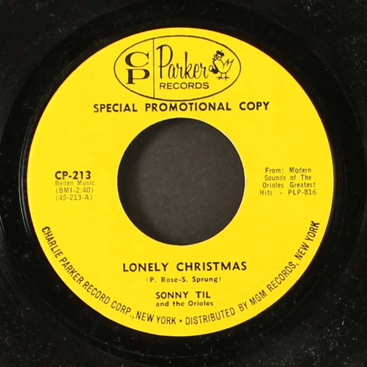 lonely christmas / back to the chapel again by SONNY TIL & ORIOLES