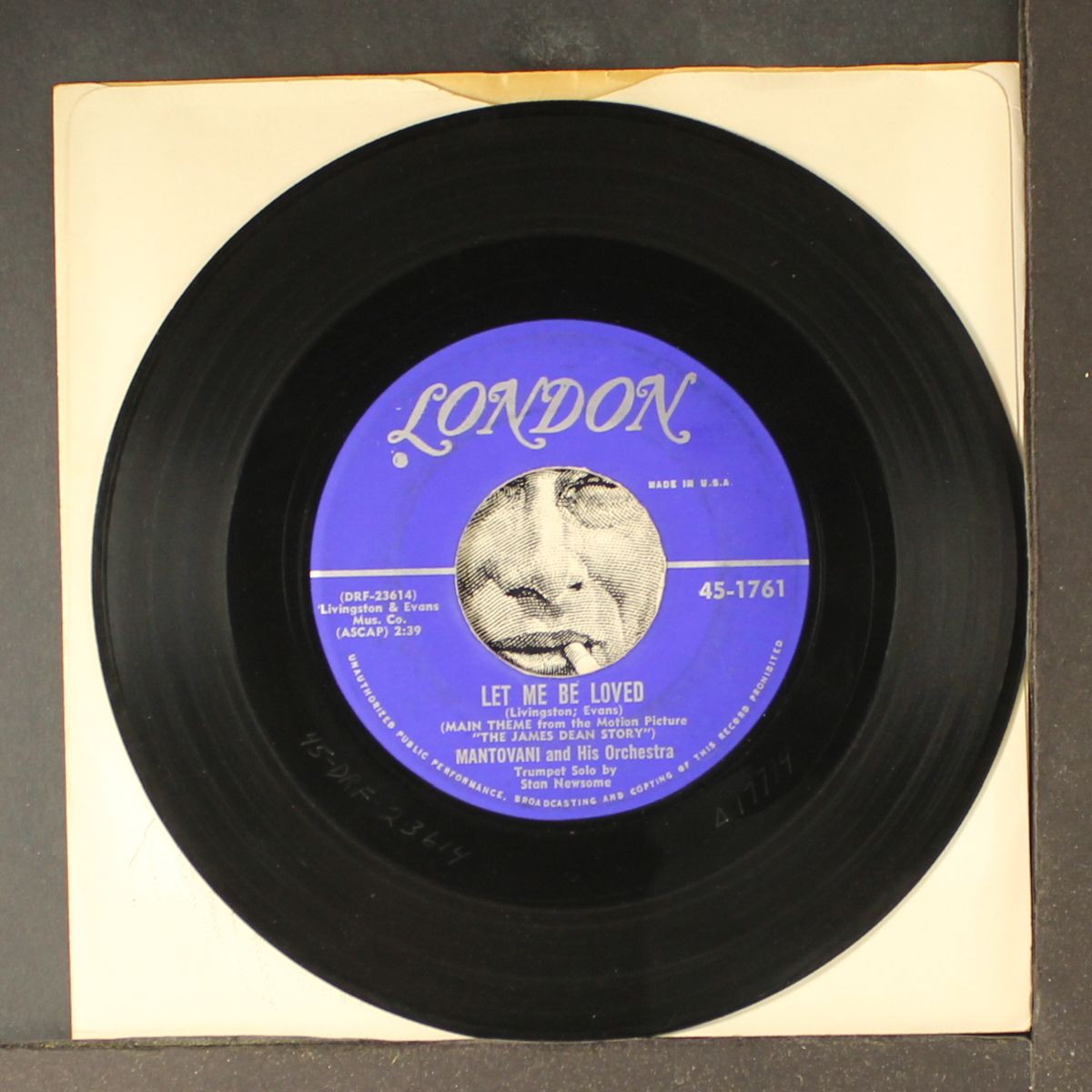 let me be loved / call of the west by MANTOVANI
