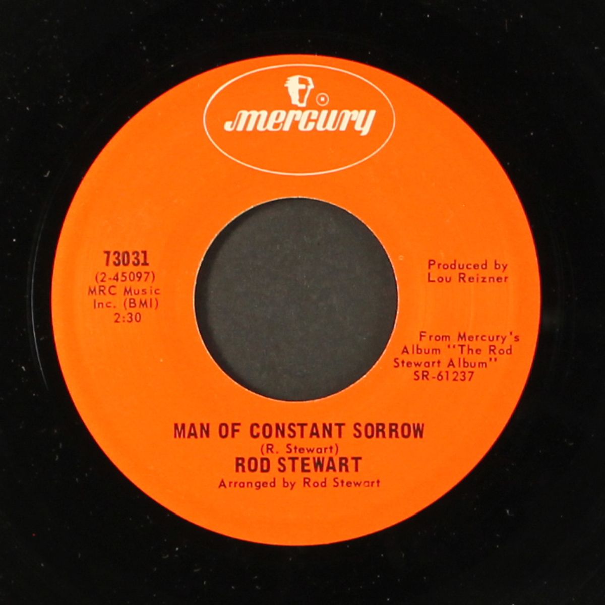 handbags and gladrags / man of constant sorrow by ROD STEWART
