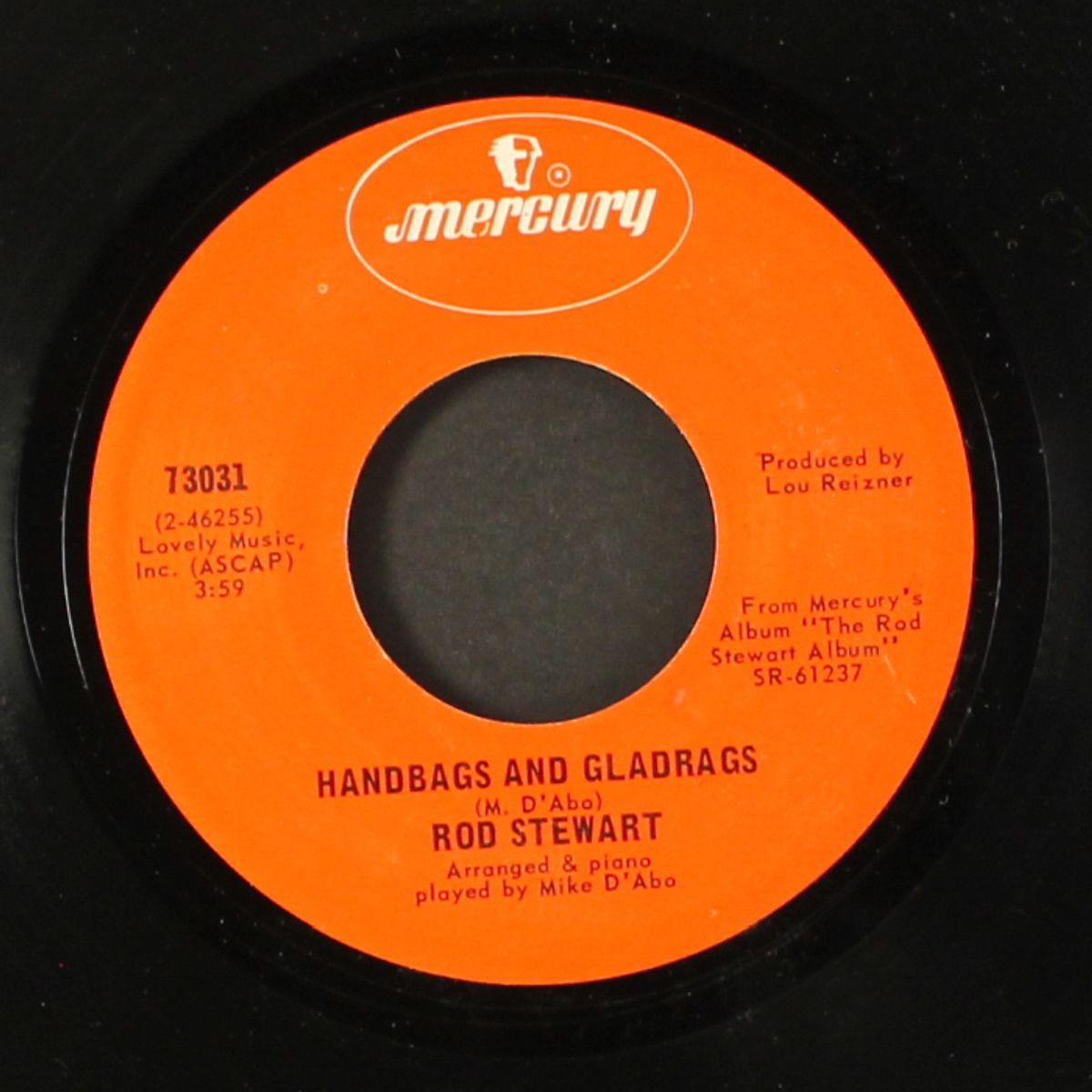 handbags and gladrags / man of constant sorrow by ROD STEWART