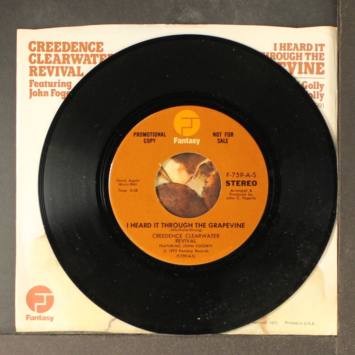 i heard it through the grapevine / mono by CREEDENCE CLEARWATER REVIVAL