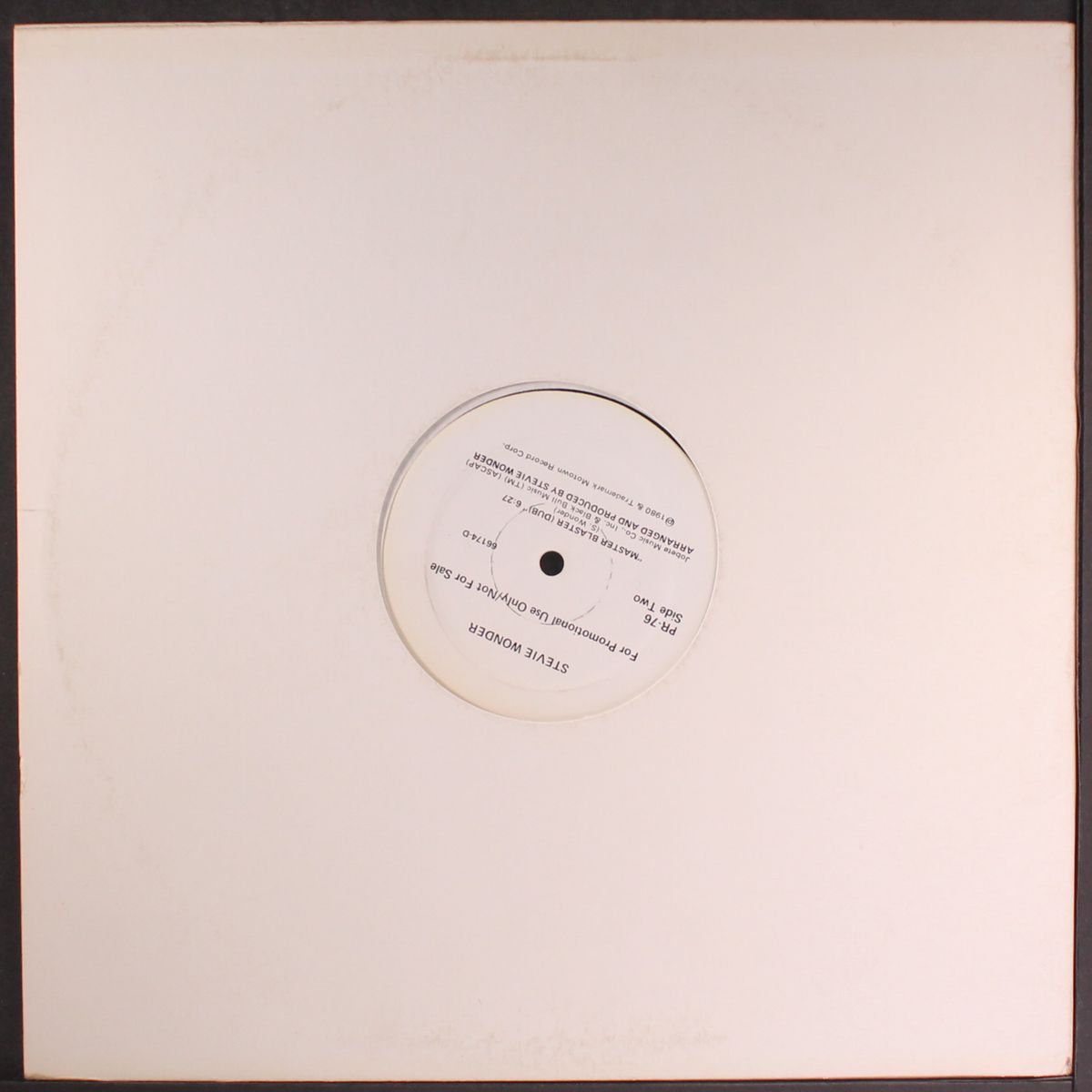master blaster / dub by STEVIE WONDER