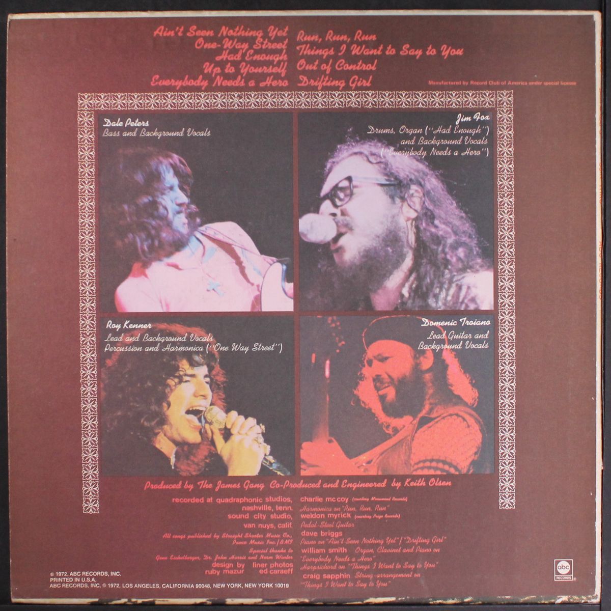 passin' thru by JAMES GANG