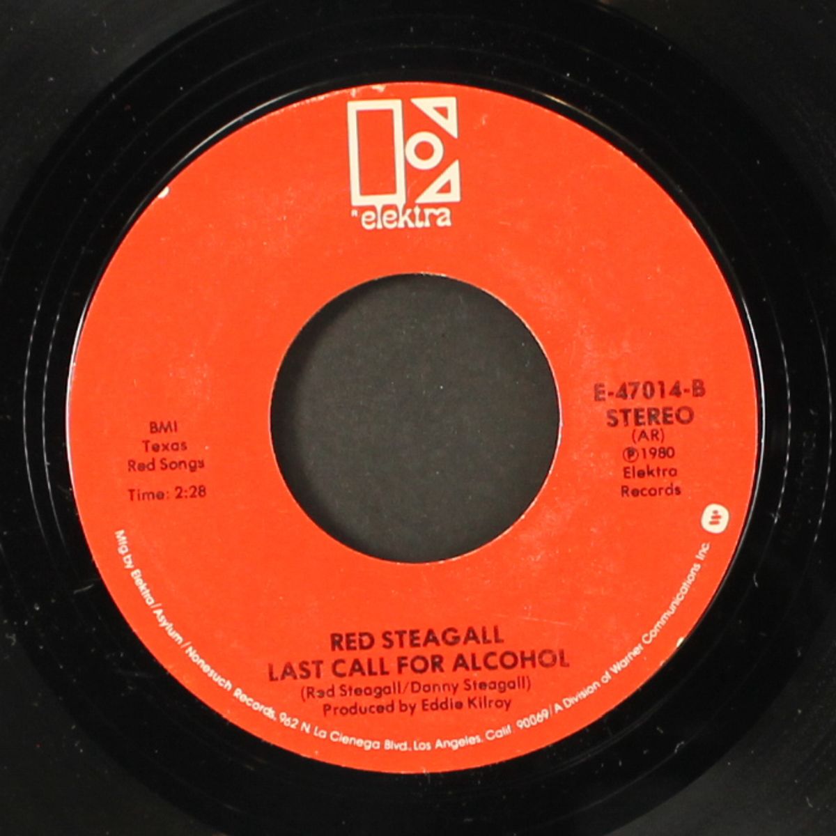 hard hat days and honky tonk nights / last call for alcohol by RED STEAGALL