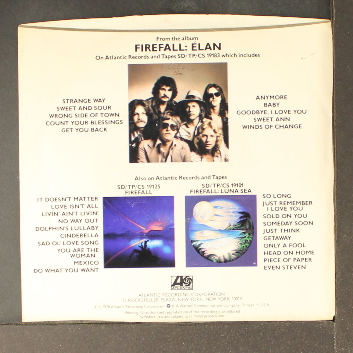 strange way / anymore by FIREFALL