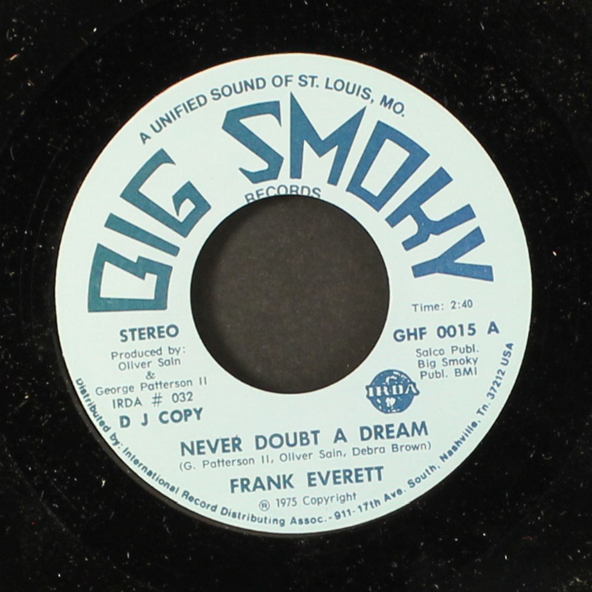 never doubt a dream / same by FRANK EVERETT