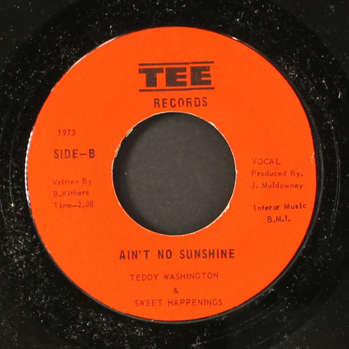 ain't no sunshine / universal prisoner by TEDDY WASHINGTON & SWEET HAPPENINGS
