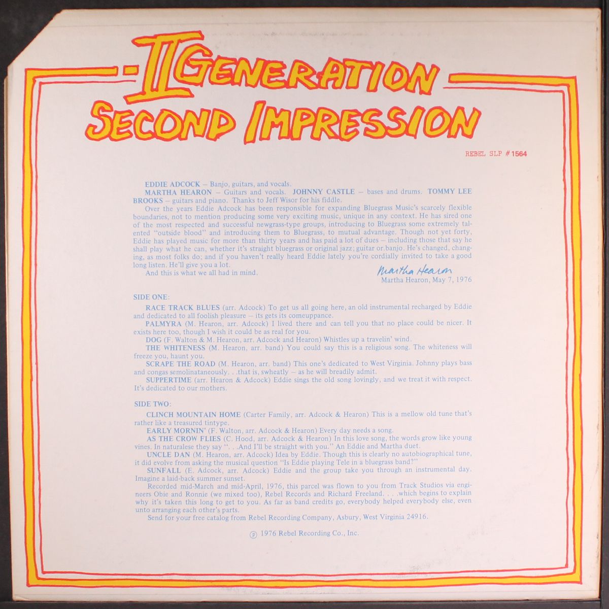 second impression by II GENERATION