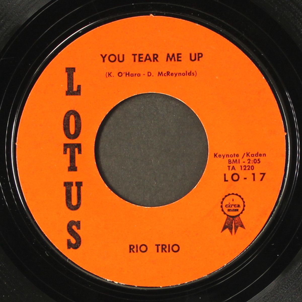 you tear me up / slo' motion bossa nova by RIO TRIO