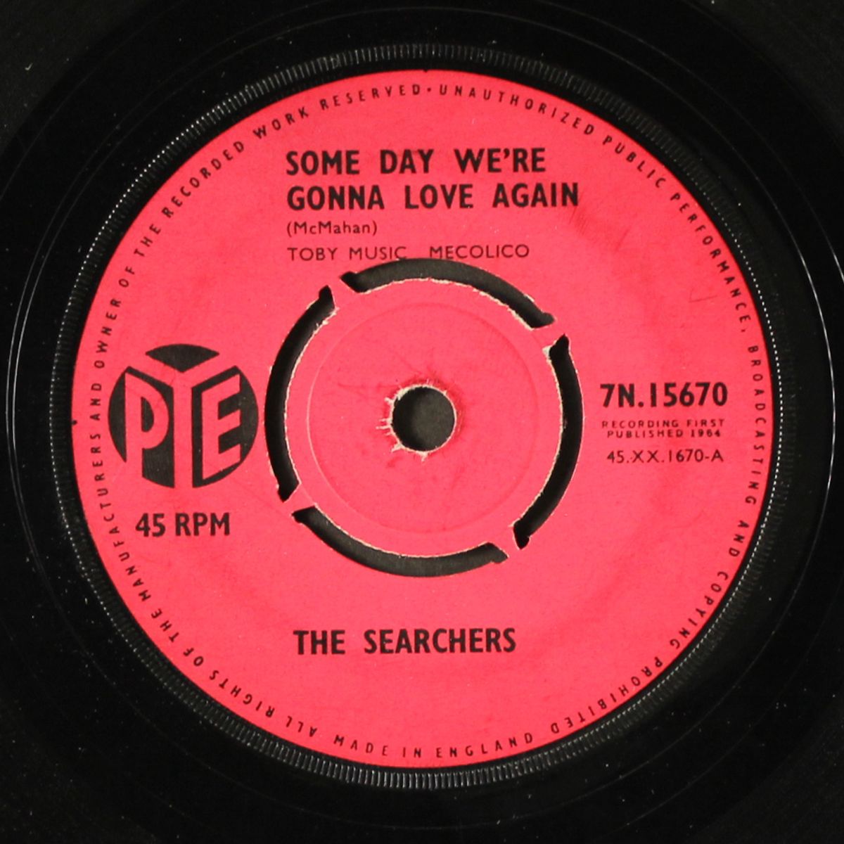 some day we're gonna love again / no one else could love you by SEARCHERS