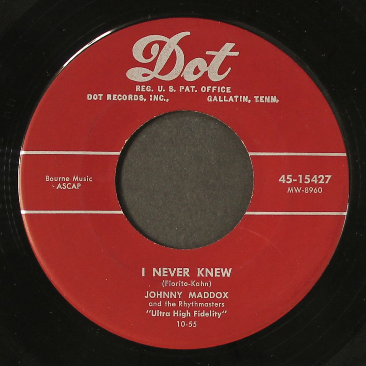 chicken reel / i never knew by JOHNNY MADDOX