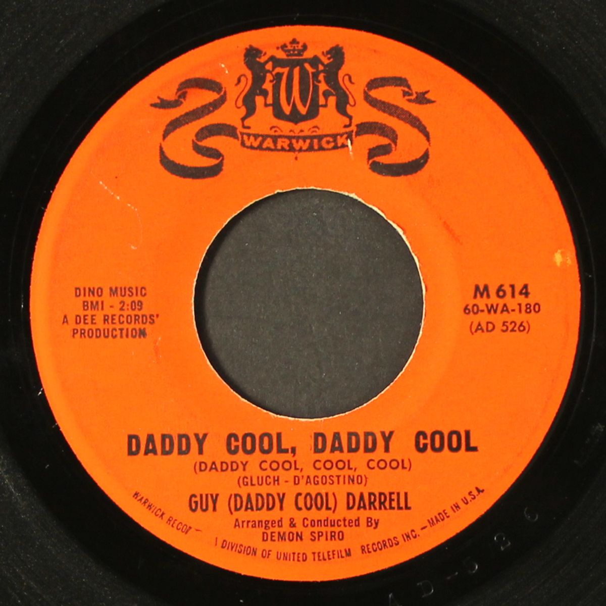 daddy cool / nobody else by GUY "DADDY COOL" DARRELL