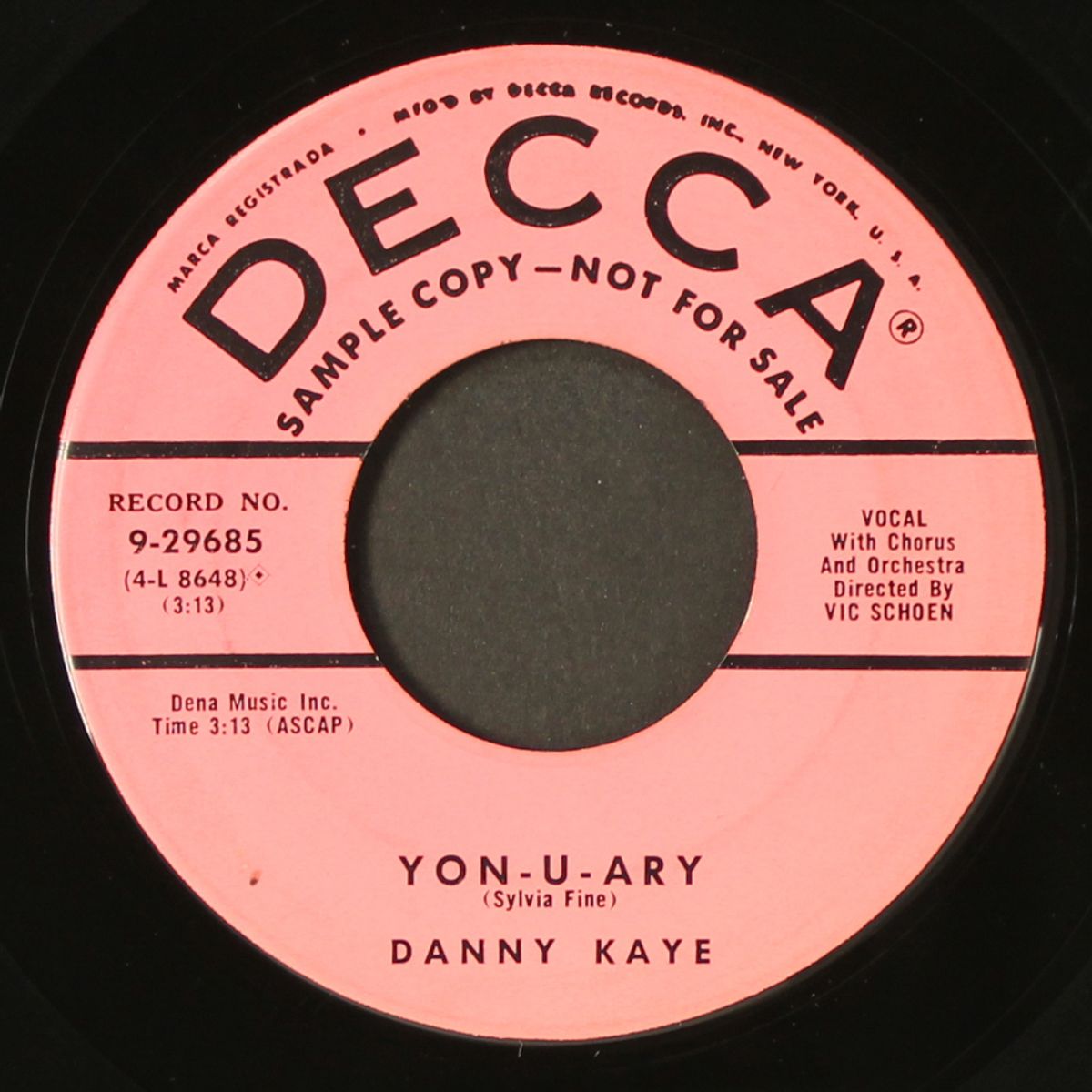 fair dinkum / yon-u-ary by DANNY KAYE
