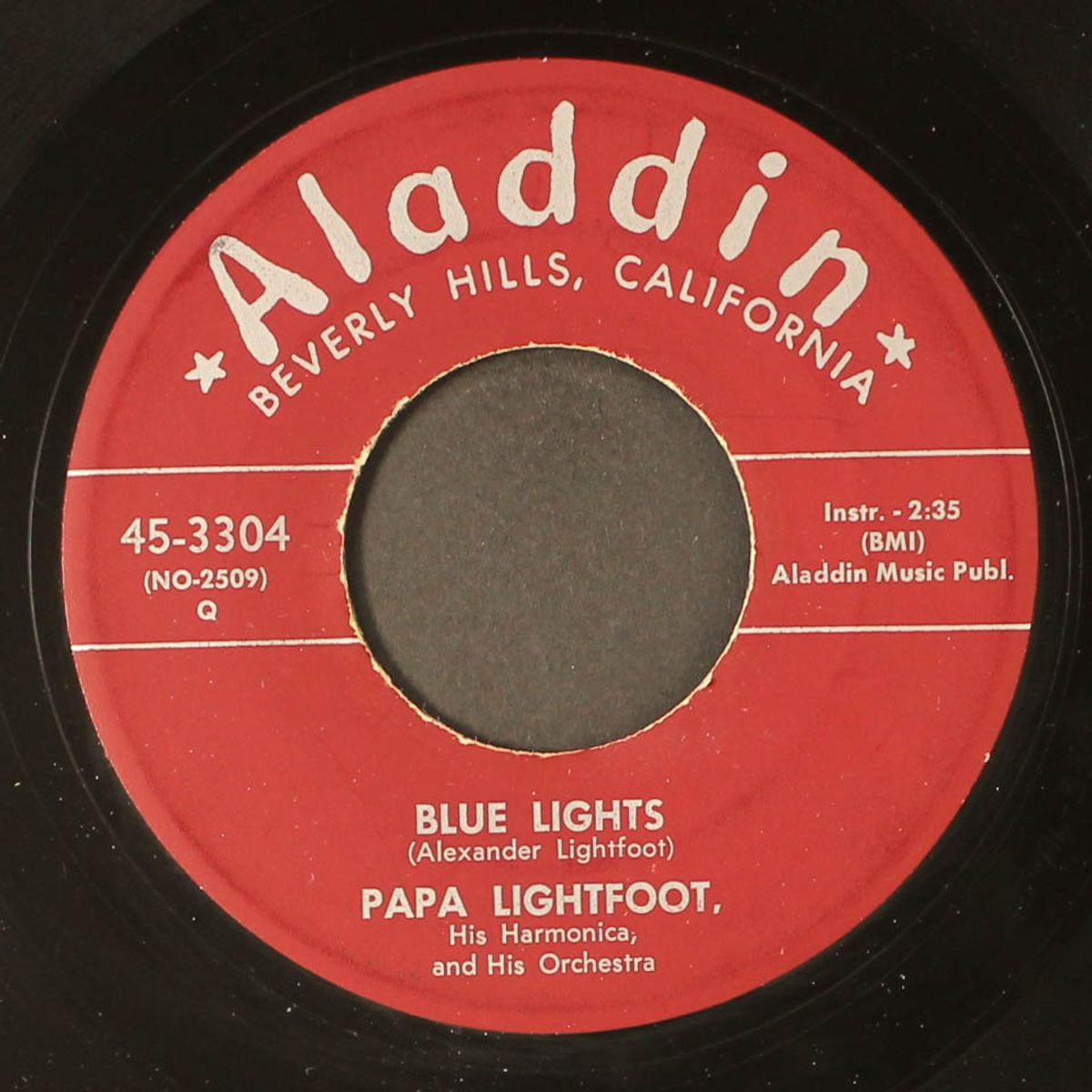 blue lights / jumpin' with jarvis by PAPA LIGHTFOOT