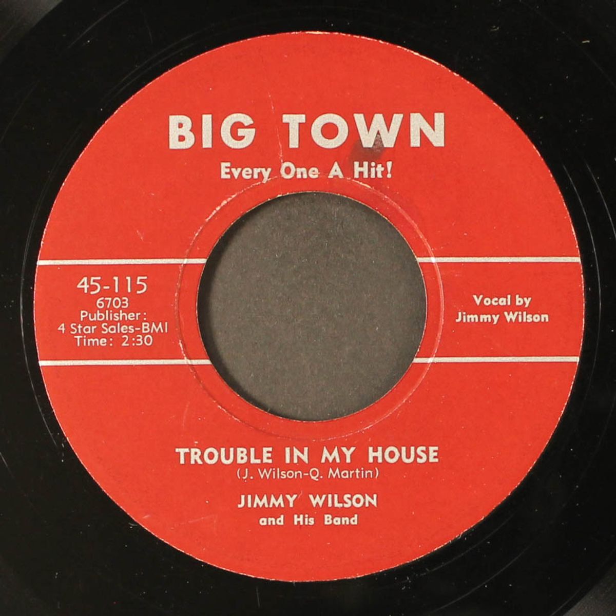 trouble in my house by JIMMY WILSON