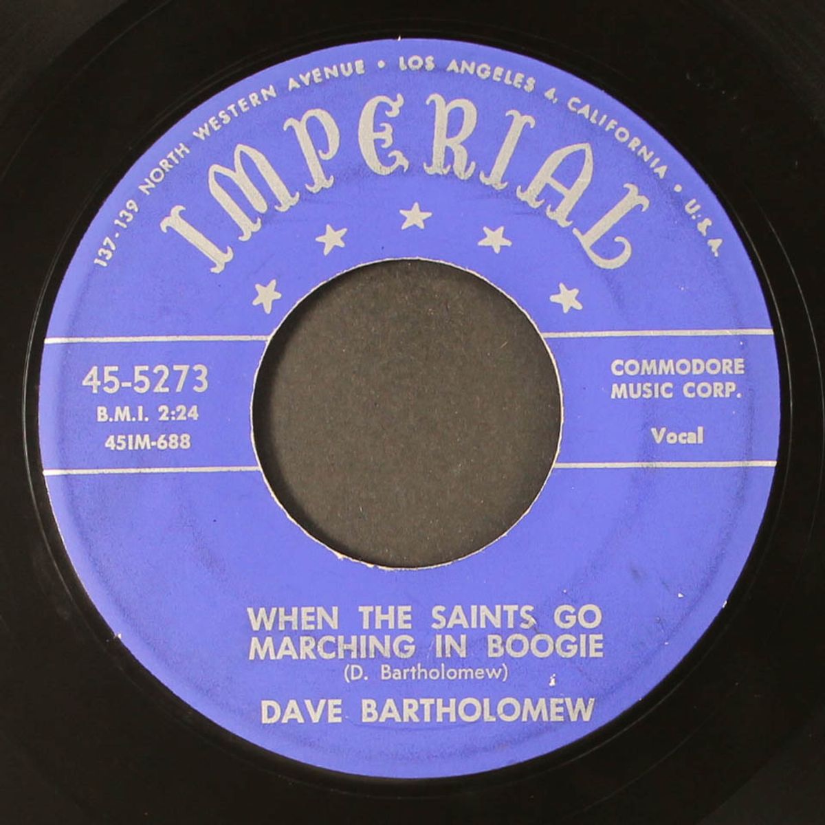 texas hop / when the saints go marching in boogie by DAVE BARTHOLOMEW
