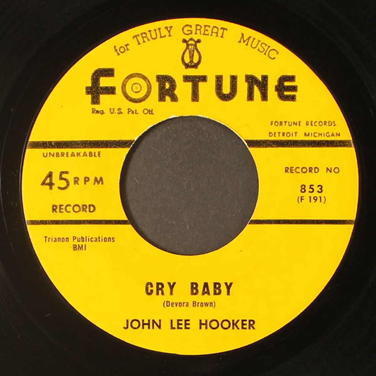 cry baby / love you baby by JOHN LEE HOOKER