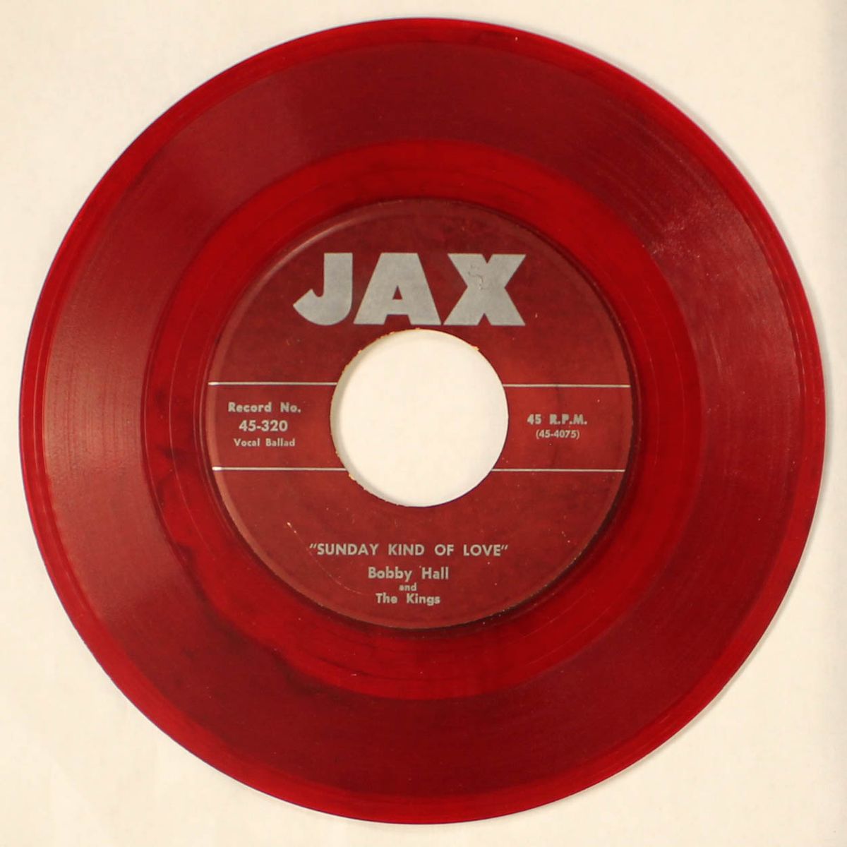 sunday kind of love / love no one by BOBBY HALL & KINGS